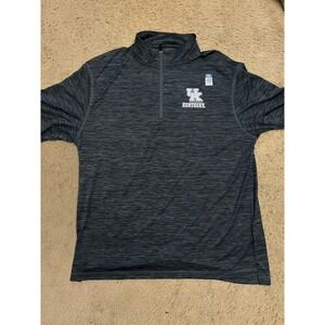 Kentucky University Men Gray Champion Quarter Zip Pullover L